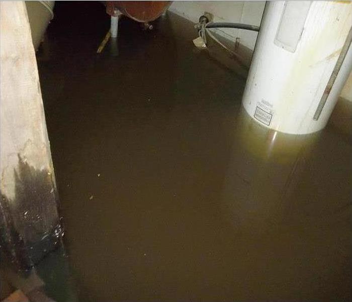 Standing water in basement